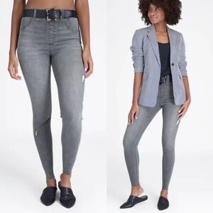 Spanx Vintage Distressed Ankle Skinny Jeans